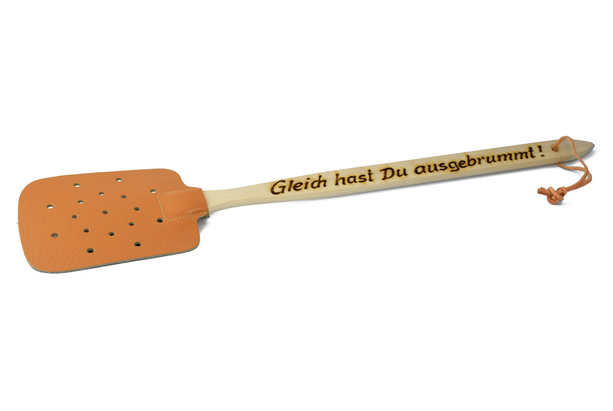 Fliegenklatsche - Leder