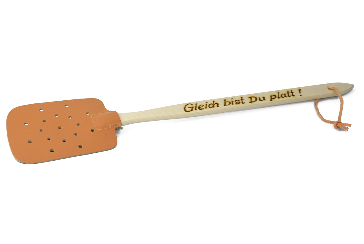 Fliegenklatsche - Leder