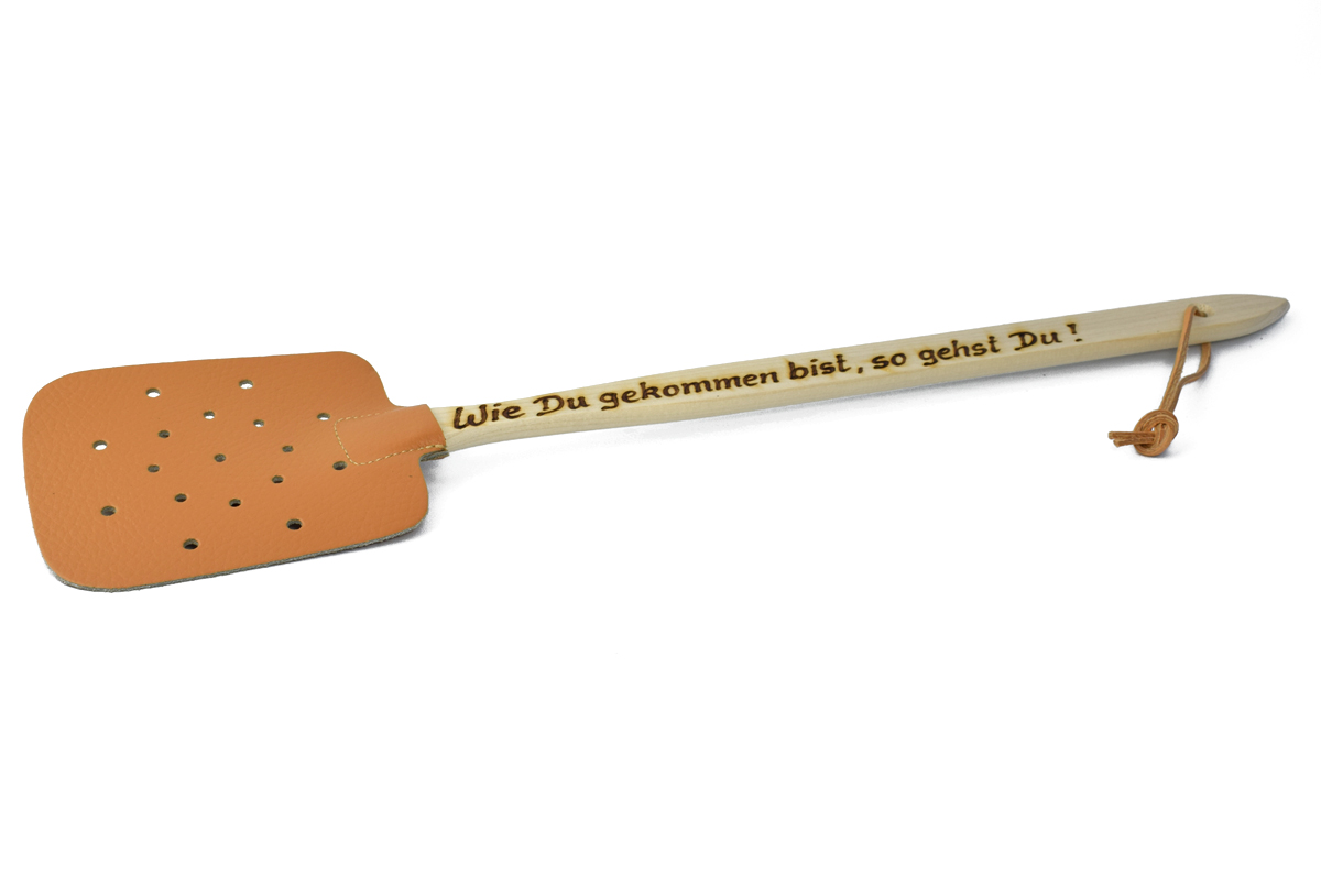 Fliegenklatsche - Leder