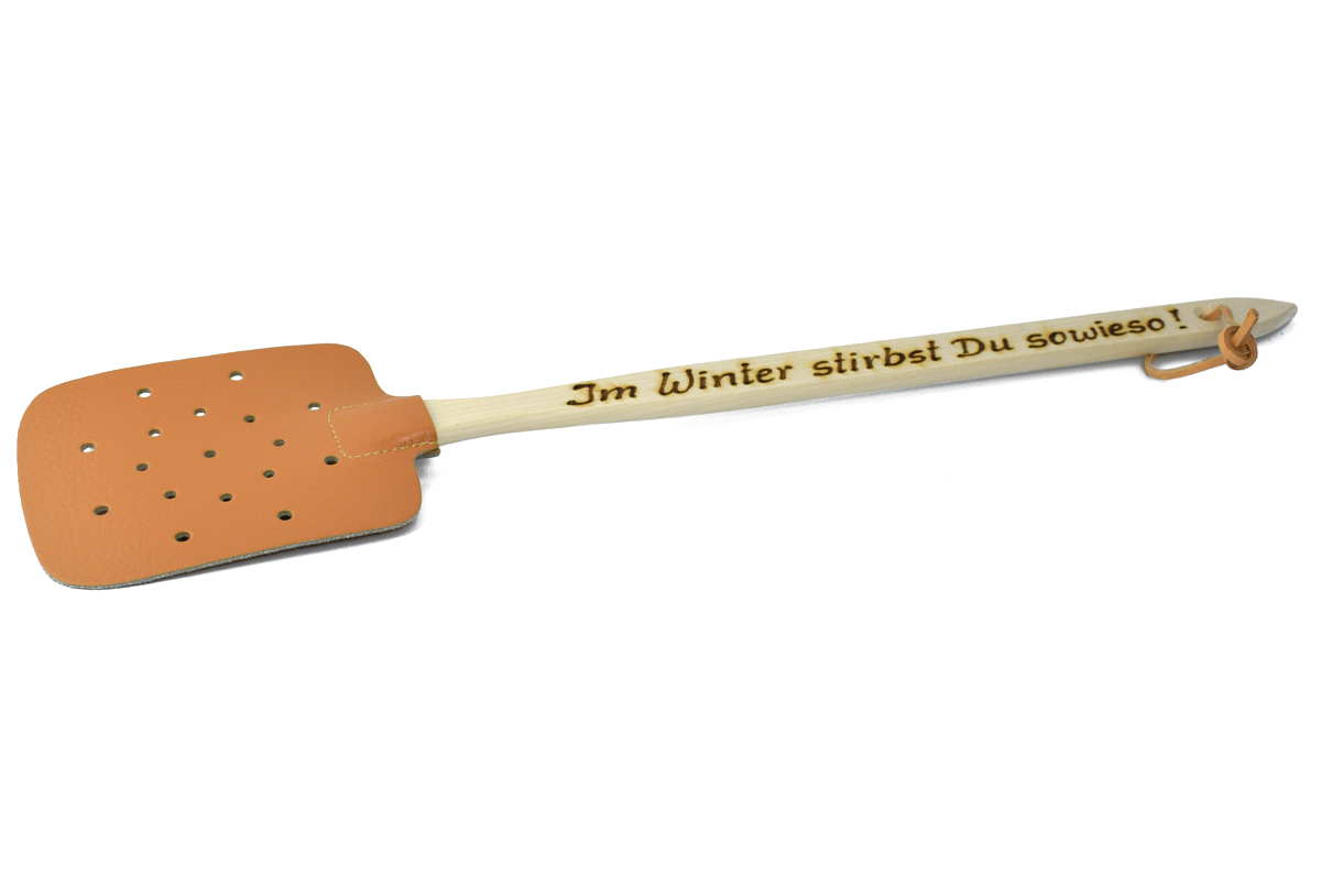 Fliegenklatsche - Leder