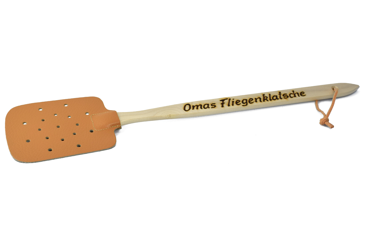 Fliegenklatsche - Leder