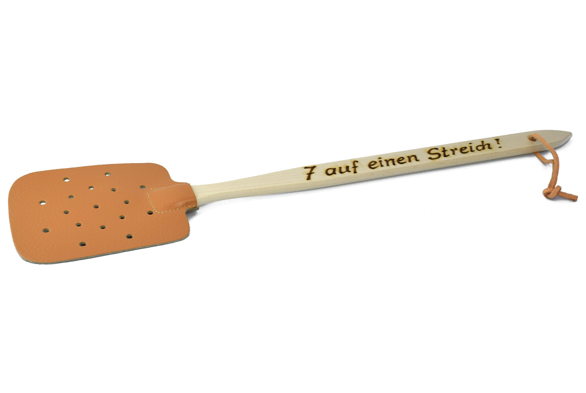 Fliegenklatsche - Leder