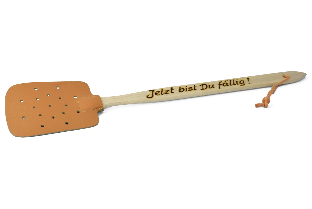 Fliegenklatsche - Leder