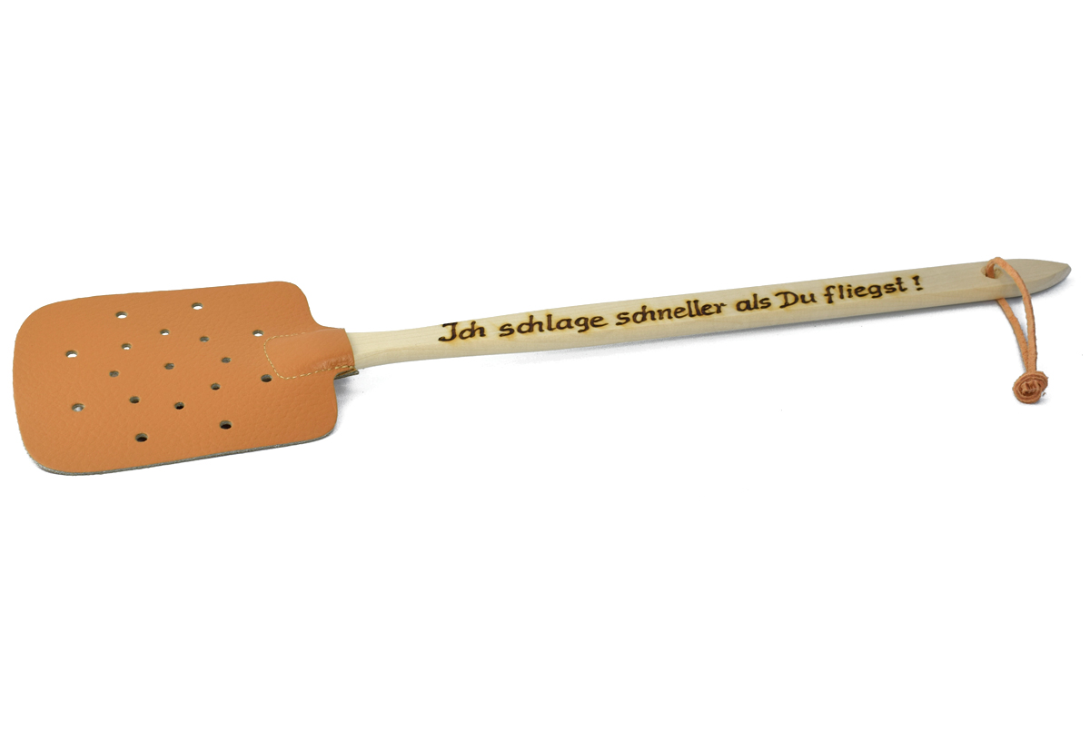 Fliegenklatsche - Leder