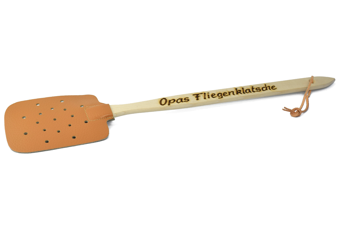 Fliegenklatsche - Leder