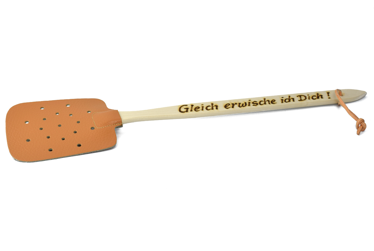 Fliegenklatsche - Leder