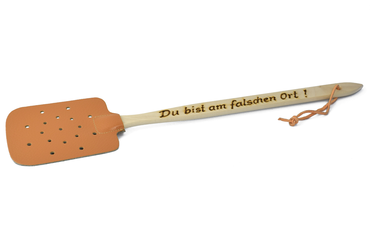 Fliegenklatsche - Leder