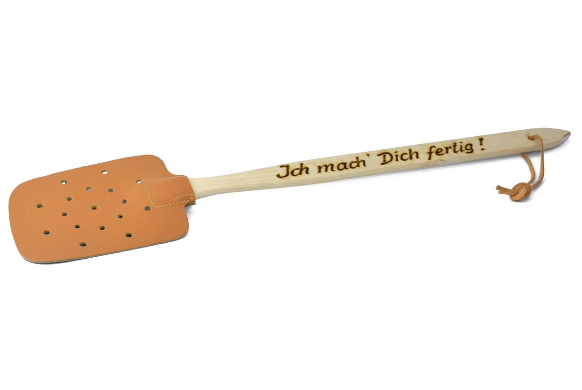 Fliegenklatsche - Leder