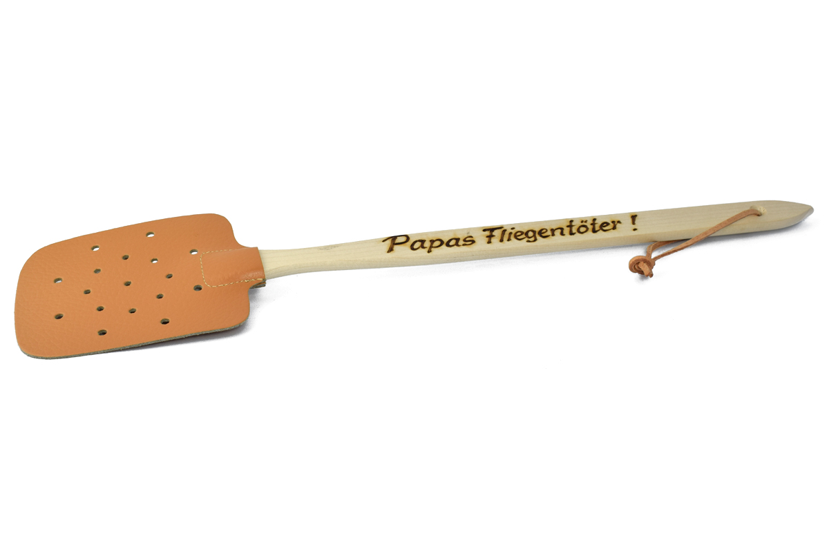 Fliegenklatsche - Leder