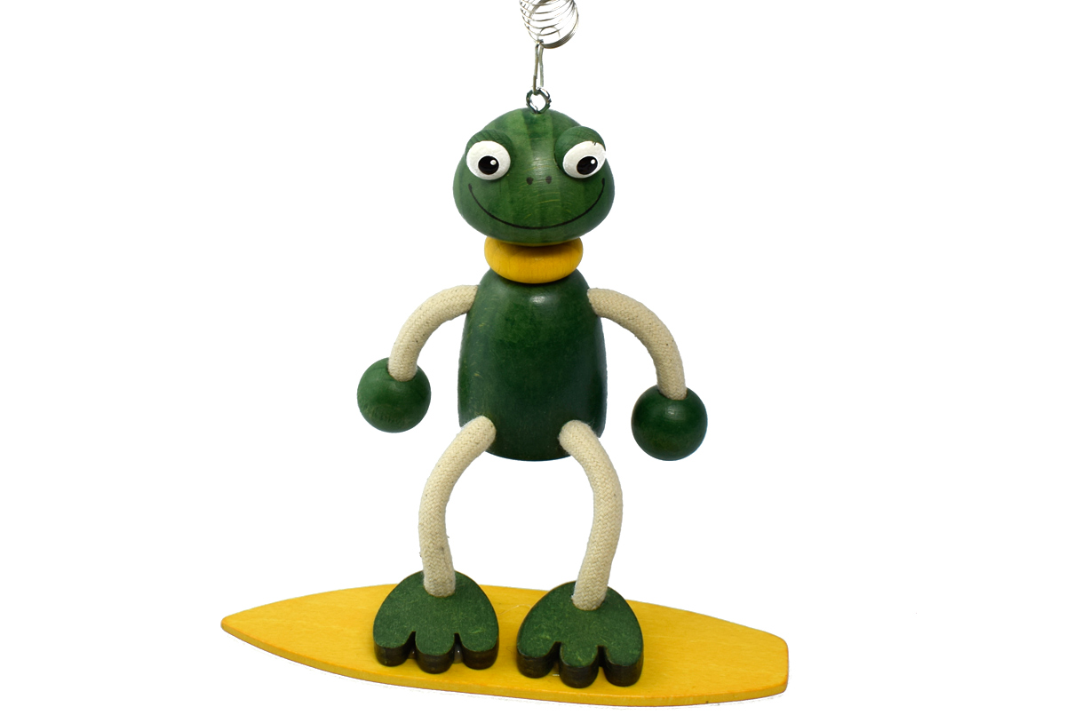 Schwingfigur - Surffrosch