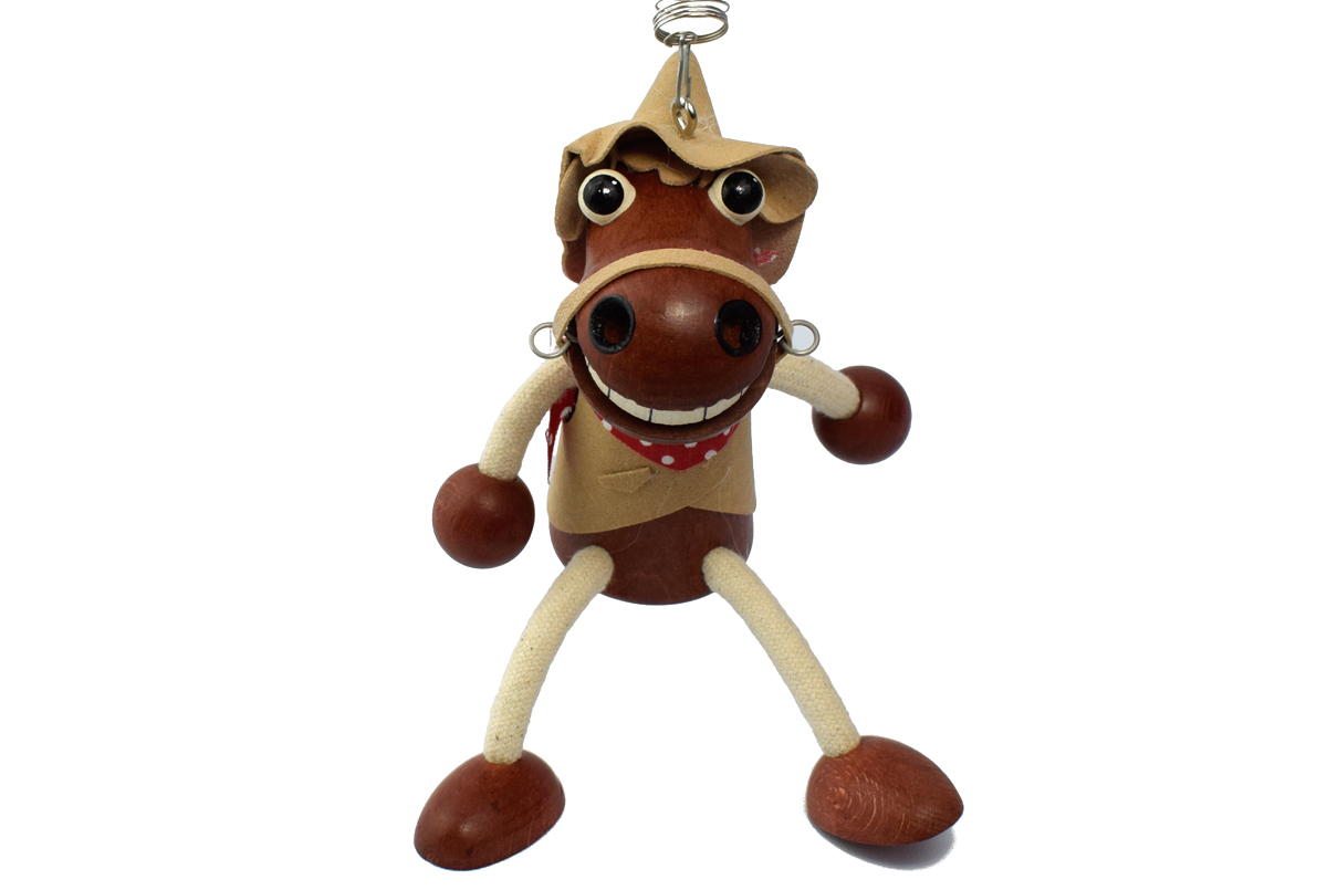 Schwingfigur - Cowboypferd