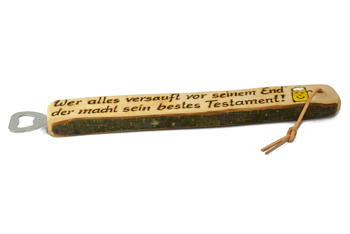 Flaschenöffner - Holz