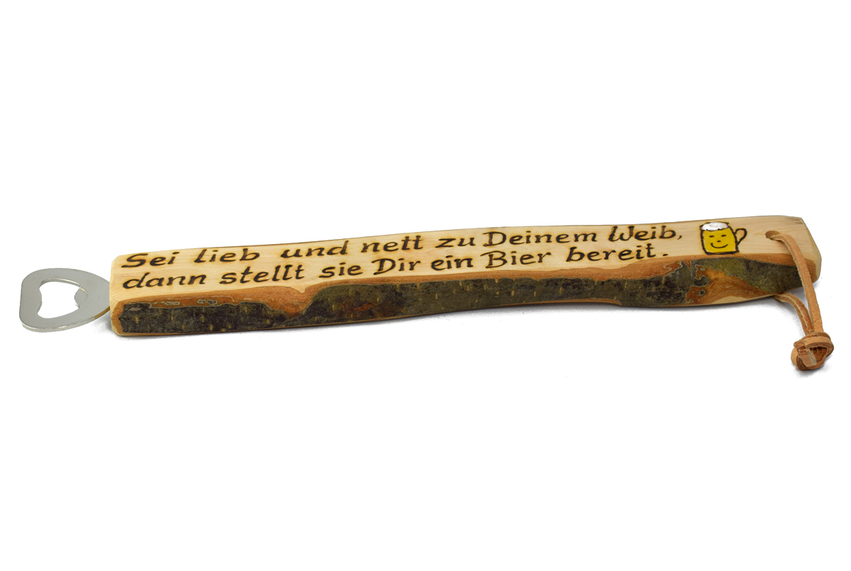 Flaschenöffner - Holz