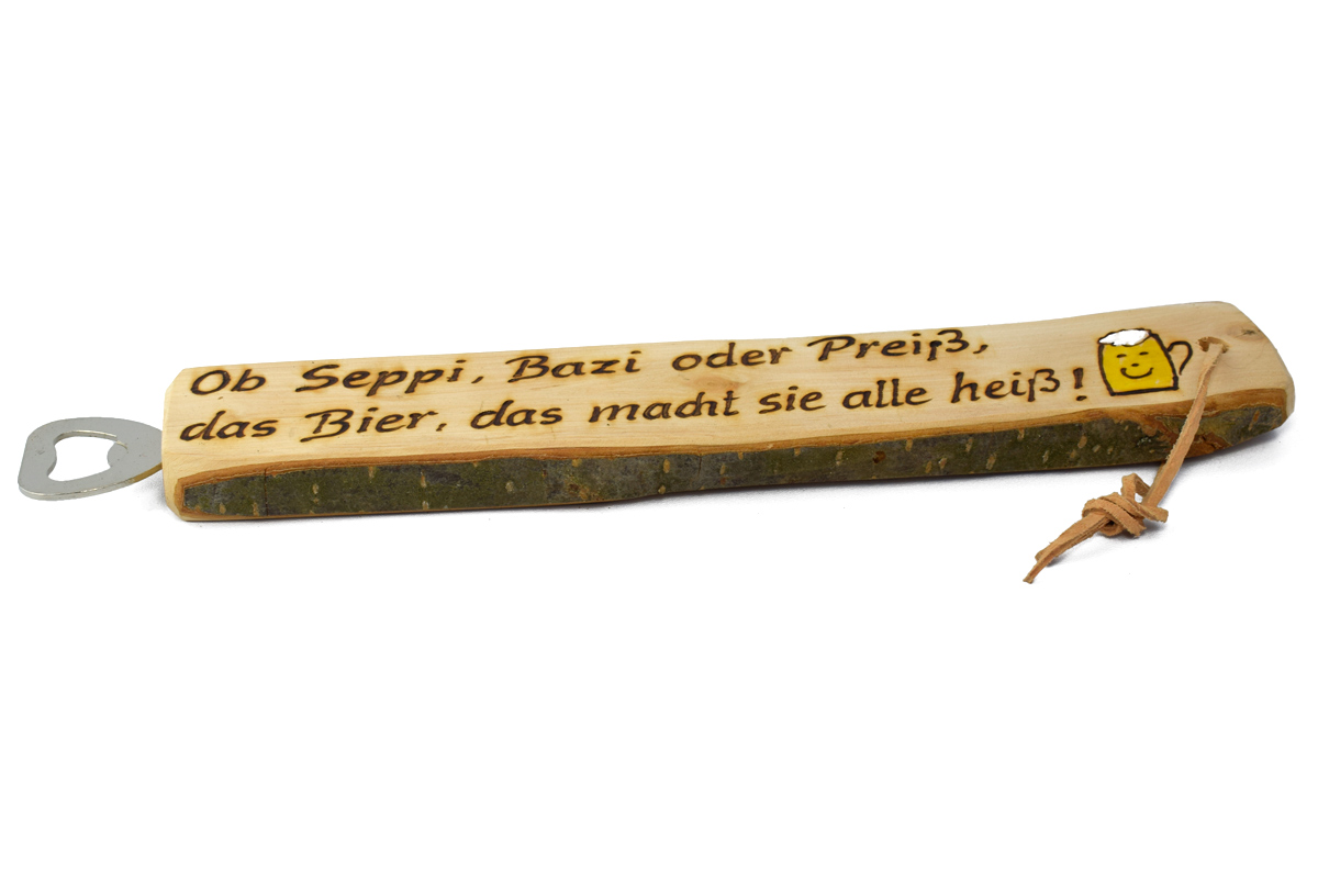 Flaschenöffner - Holz