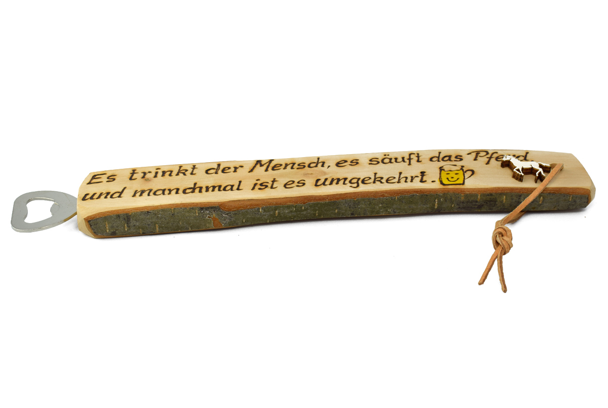 Flaschenöffner - Holz