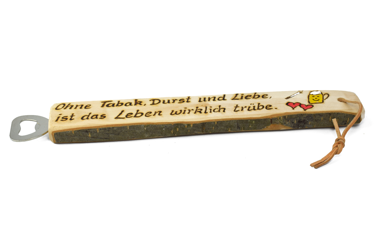 Flaschenöffner - Holz