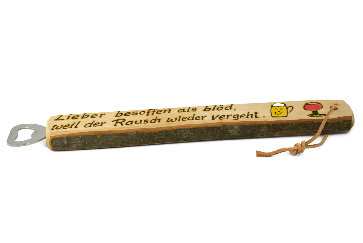 Flaschenöffner - Holz