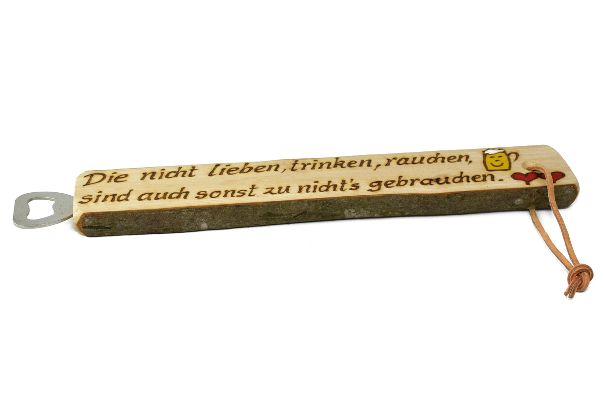 Flaschenöffner - Holz